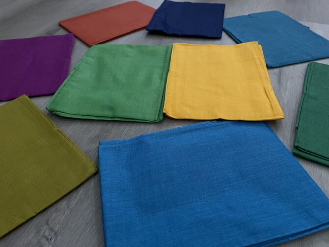 Mix Shades Premium Quality Cotton Sari Fall - Image 6